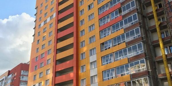 Жилой дом — Уфа — ЖК Юлай — Фиброплита ФАСАД-КОЛОР